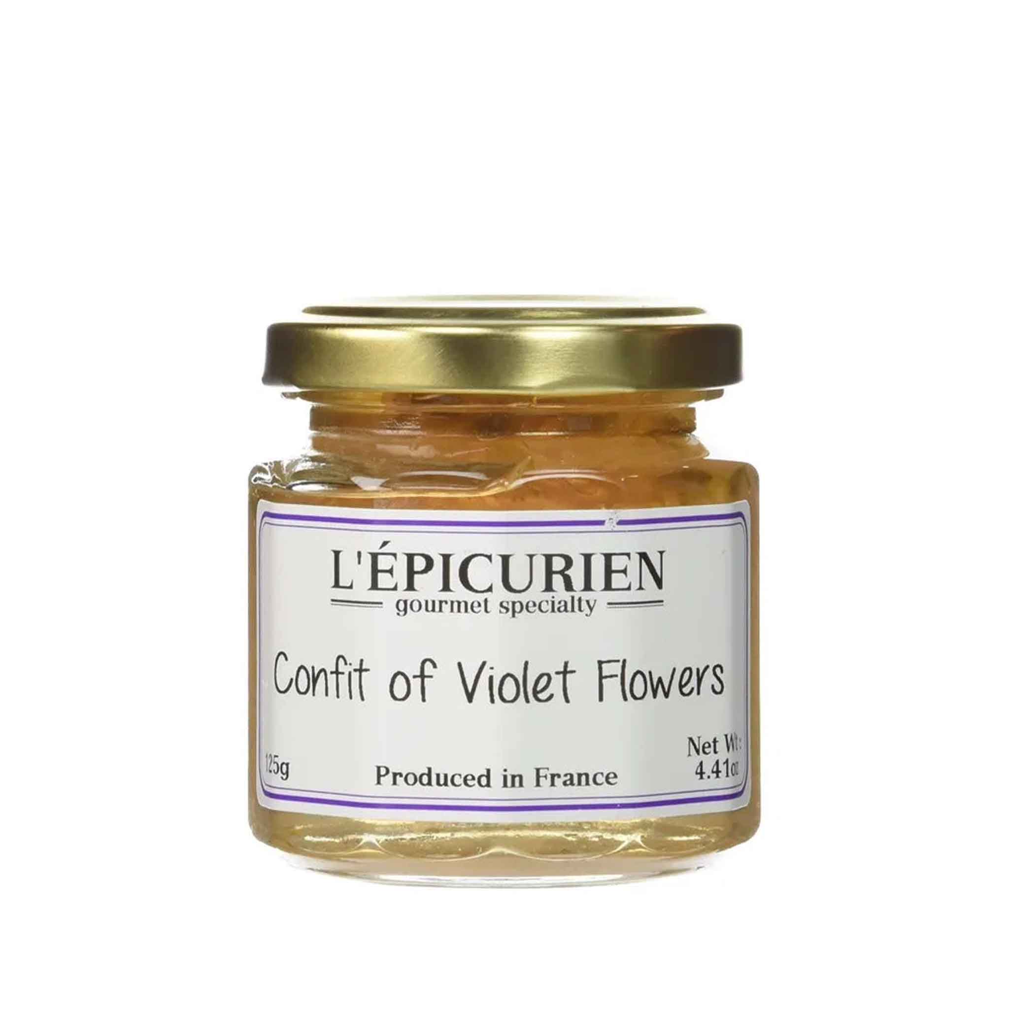 L'EPICURIEN VIOLET FLOWERS CONFIT 125g