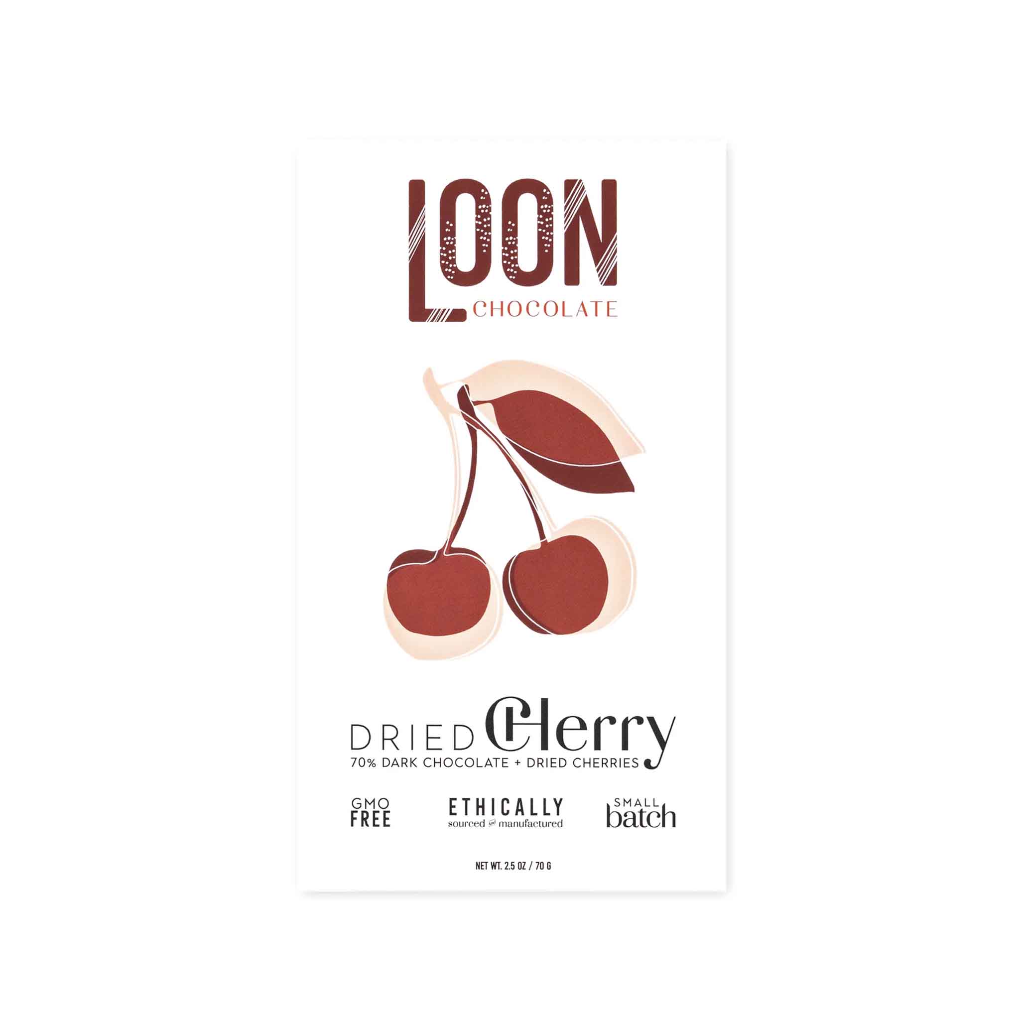 アイドル chocolatmacaron LOON CHERRY CHOCOLATE 70% 70g – monsieur marcel gourmet market