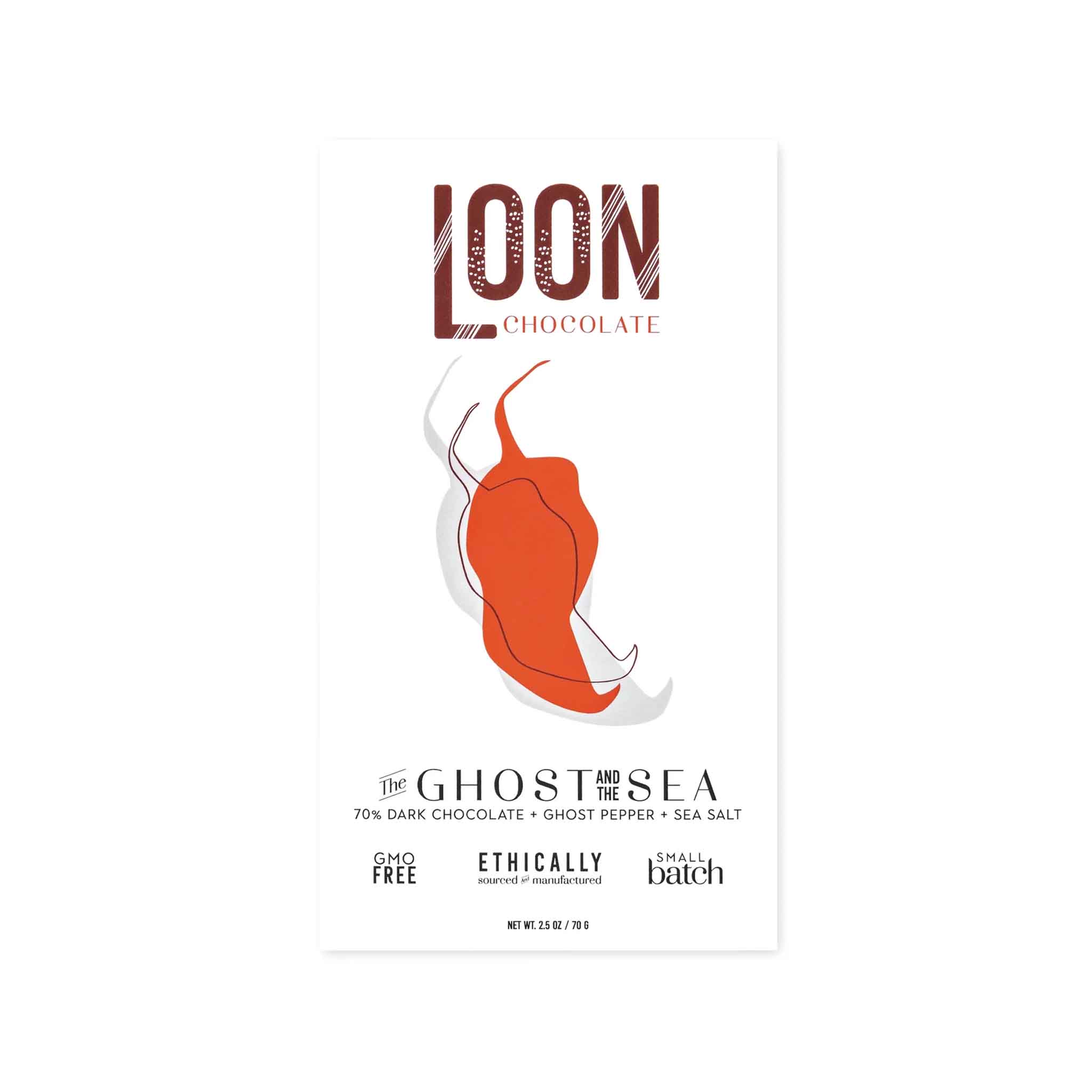 LOON GHOST PEPPER CHOCOLATE 70% 70g