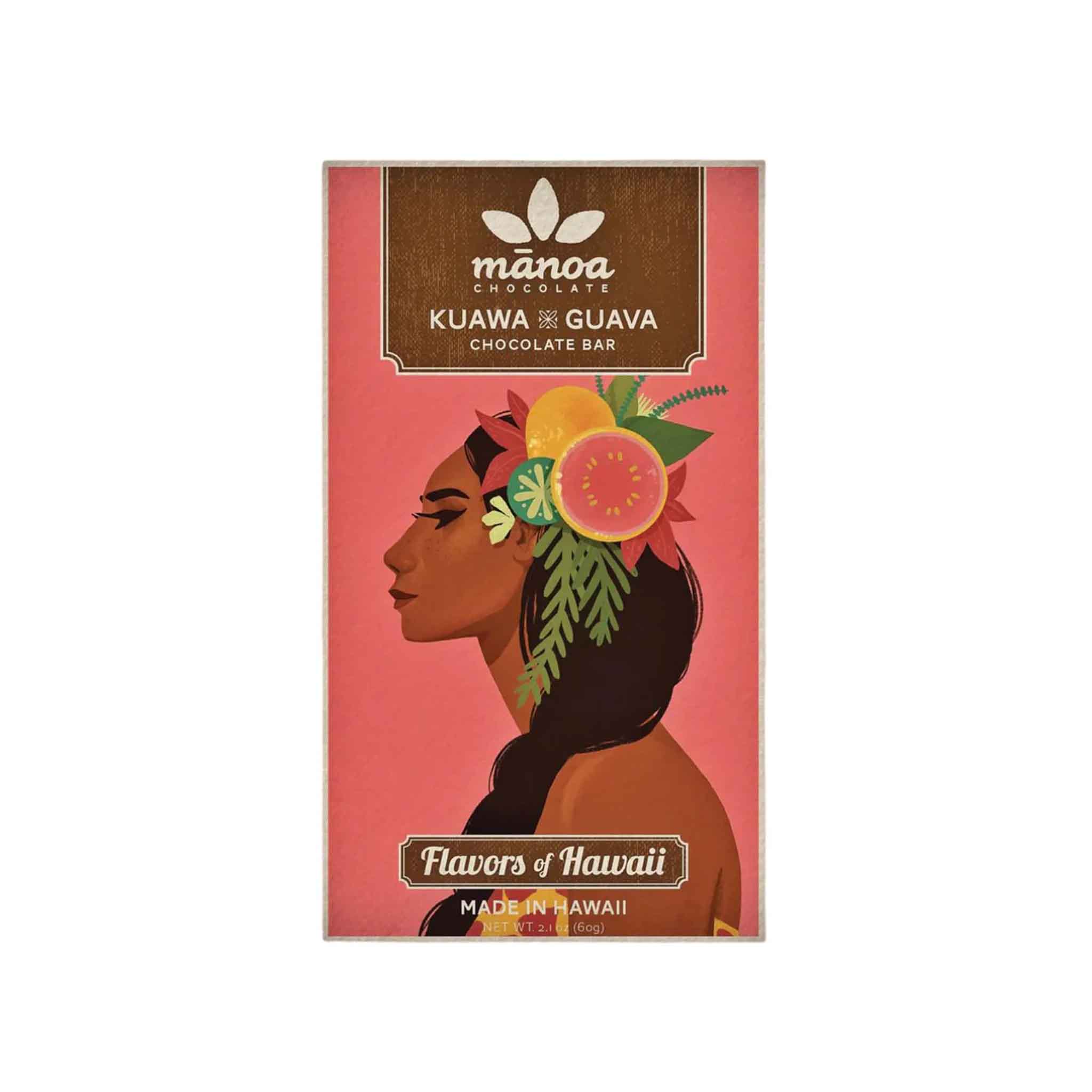 MANOA KUAWA GUAVA 50% DARK CHOCOLATE 2.1oz – monsieur marcel
