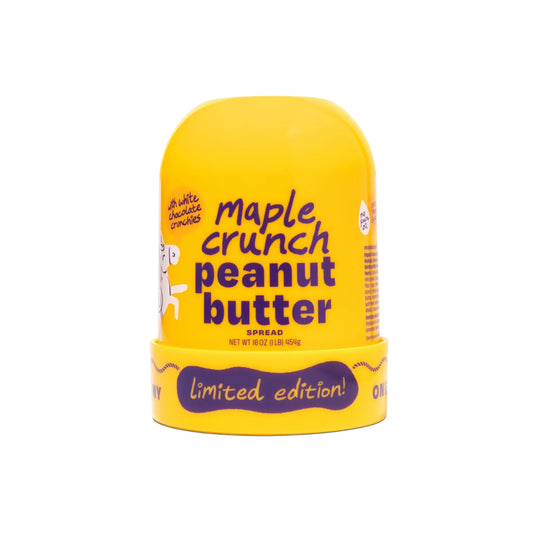 ONE TRICK PONY MAPLE CRUNCH PEANUT BUTTER WITH WHITE CHOCOLATE CRUNCHIES 16oz