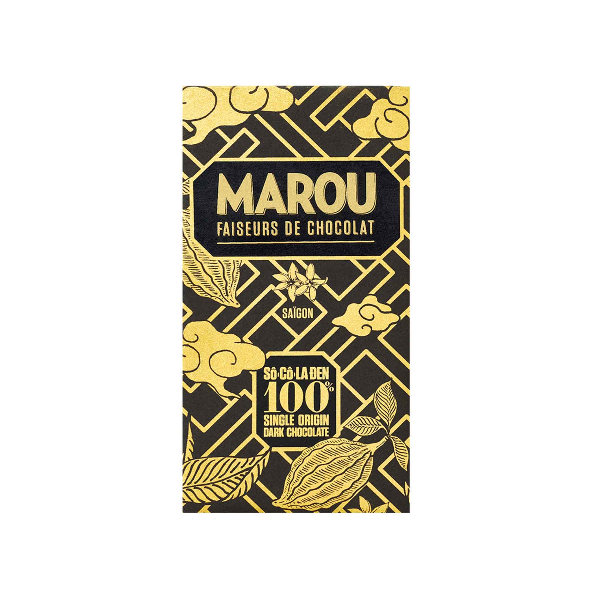 MAROU 100% DARK CHOCOLATE 60g