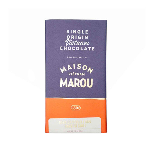 MAROU CANDIED CHILI 65% DARK CHOCOLATE 80g