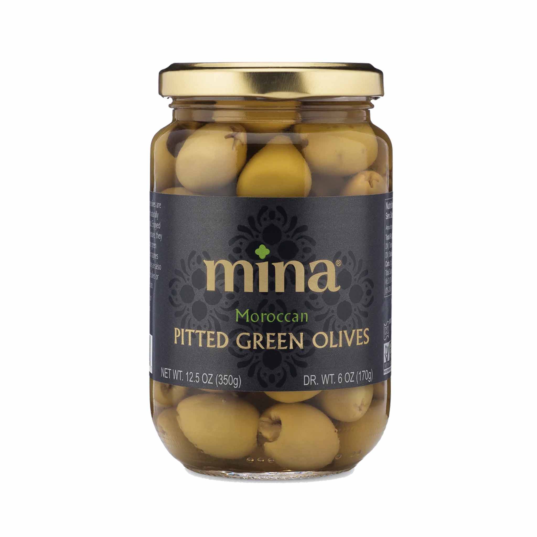 MINA GREEN PITTED OLIVE 12.5oz