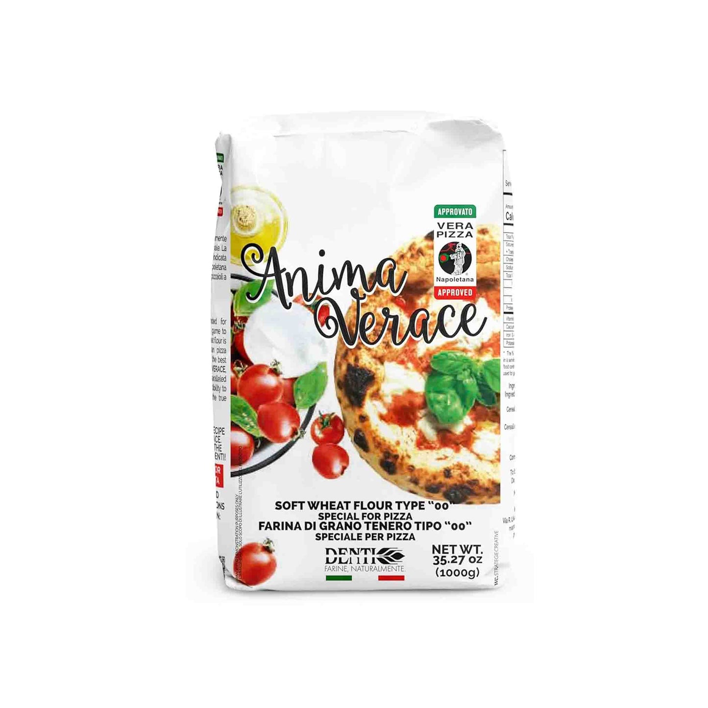 MOLINO DENTI ANIMA VERACE PIZZA FLOUR type "00" 1000g