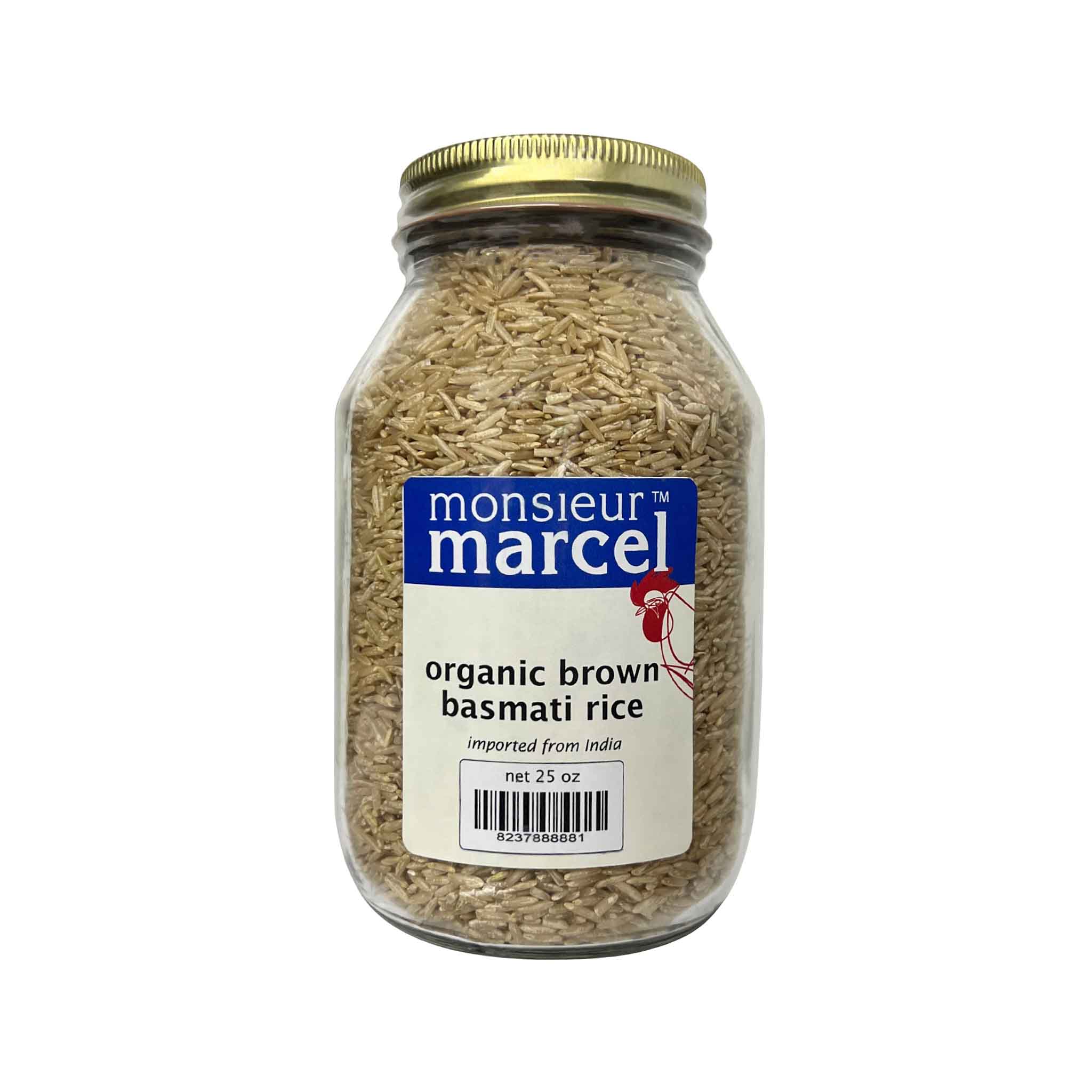 MONSIEUR MARCEL ORGANIC BASMATI BROWN RICE 25oz
