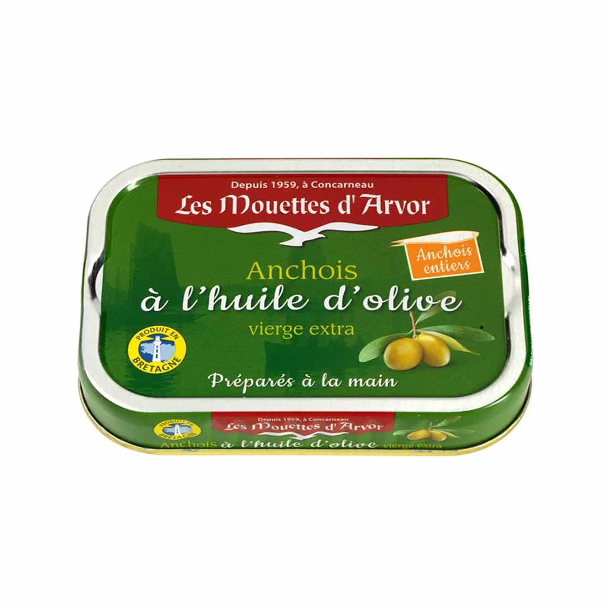 Les Mouettes d'Arvor Anchovies in Extra Virgin Olive Oil