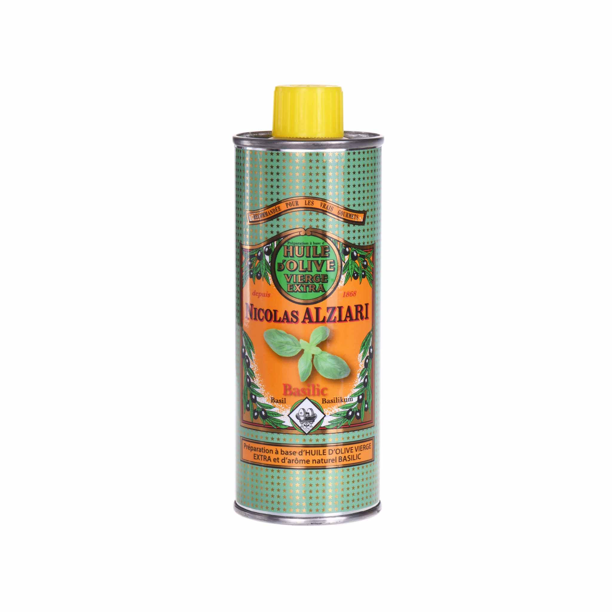 NICOLAS ALZIARI BASIL EXTRA VIRGIN OLIVE OIL 250ml – monsieur