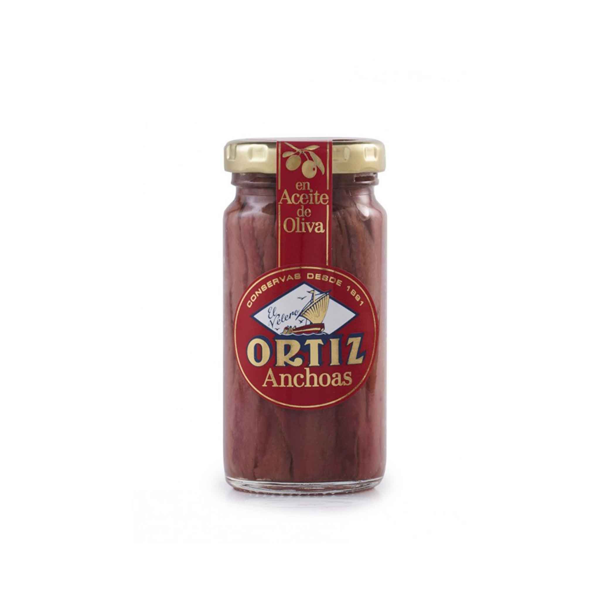 ORTIZ ANCHOVIES IN EXTRA VIRGIN OLIVE OIL 95g