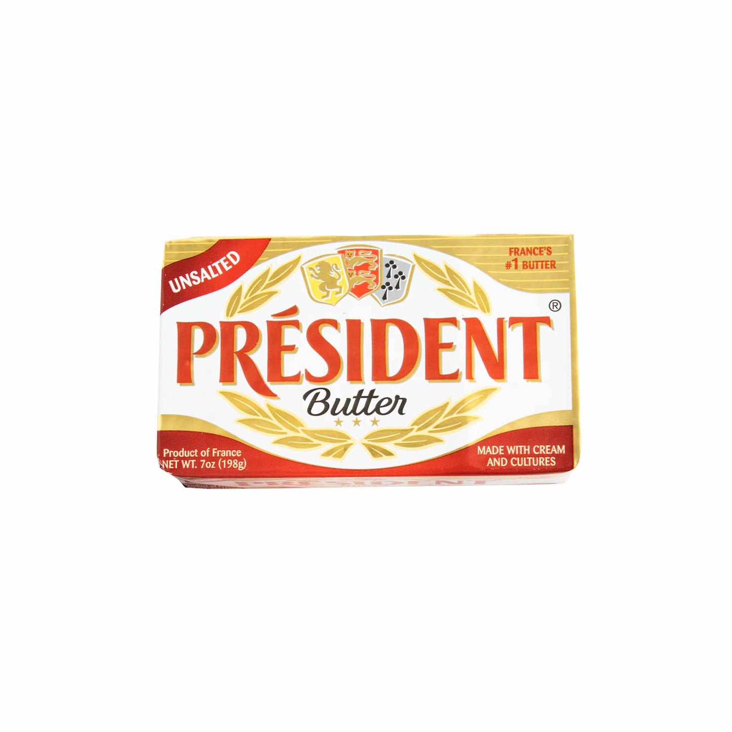 PRESIDENT UNSALTED BUTTER 7oz