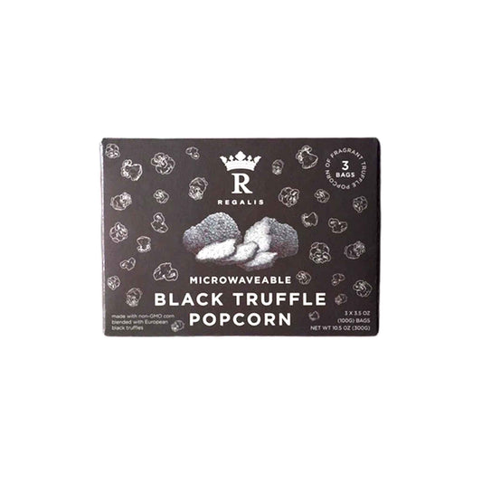 REGALIS MICROWAVEABLE BLACK TRUFFLE POPCORN 100g
