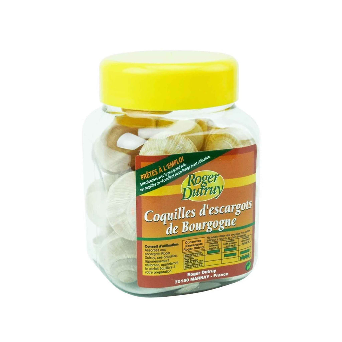 Roger Shell ROGER DUTRUY 18 EXTRA LARGE SNAIL SHELLS – monsieur marcel gourmet market