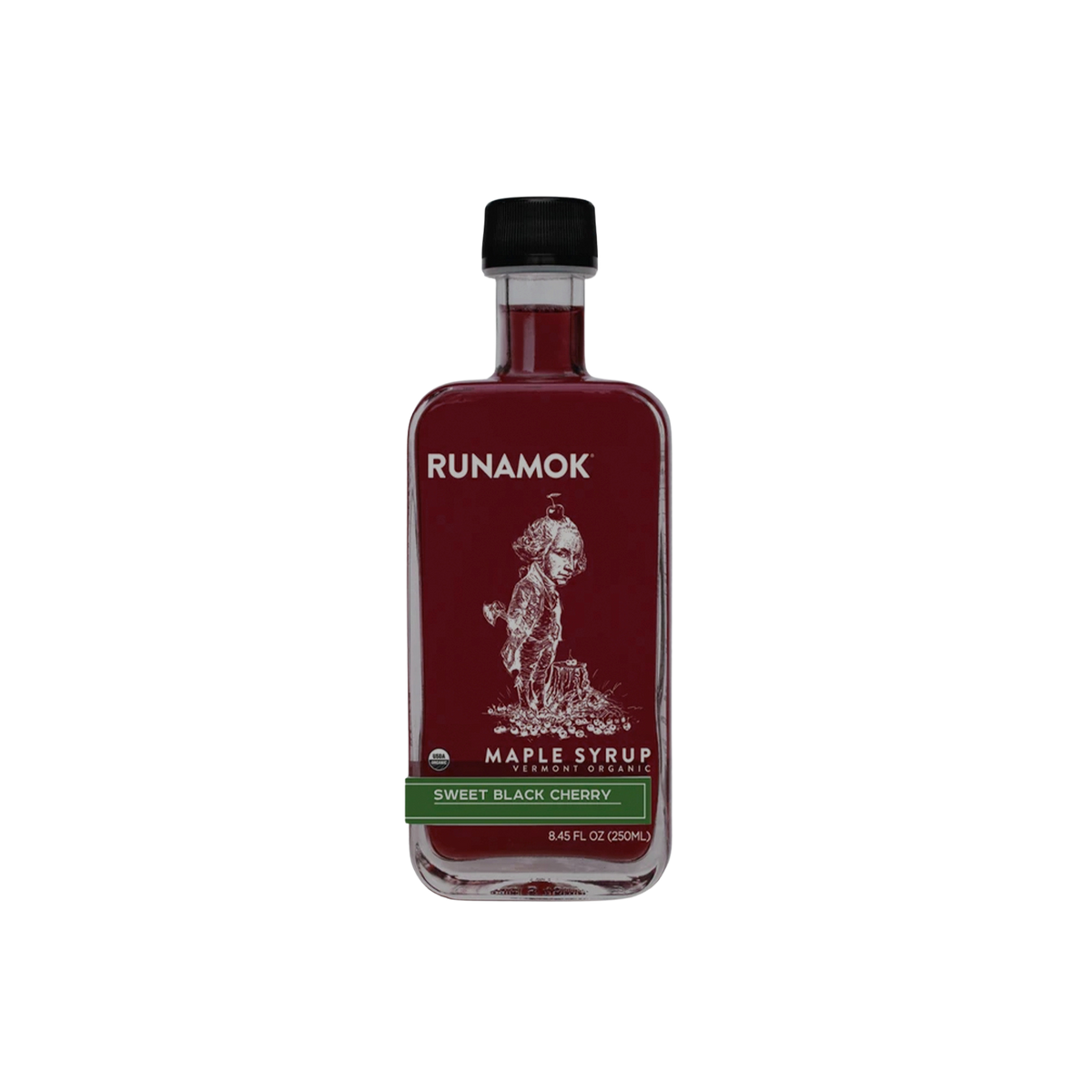 RUNAMOK SWEET BLACK CHERRY MAPLE SYRUP 250ml