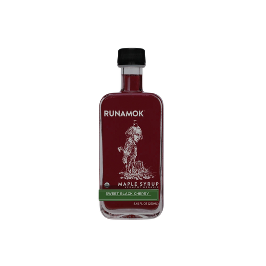 RUNAMOK SWEET BLACK CHERRY MAPLE SYRUP 250ml