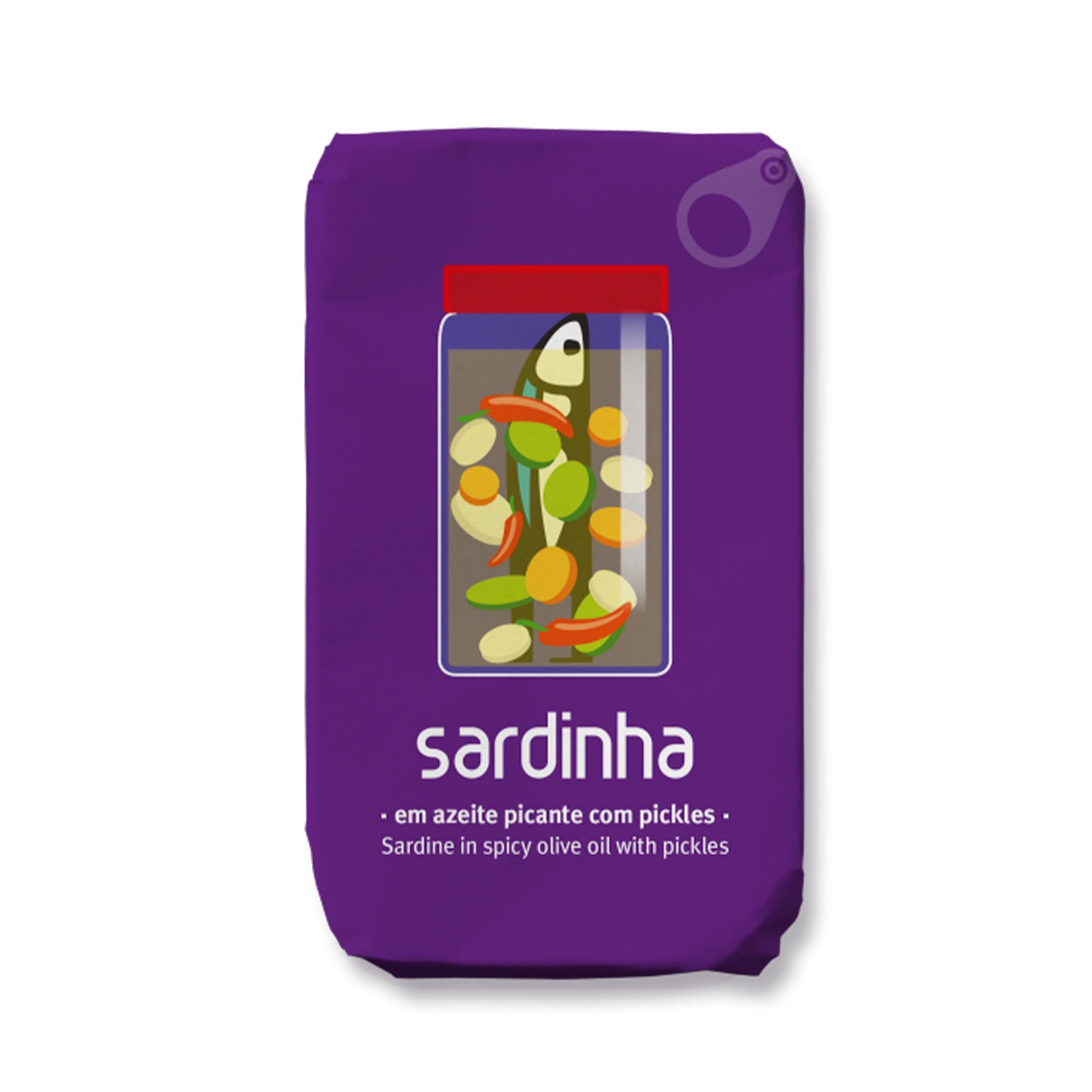 SARDINHA SARDINES IN SPICY OLIVE OIL WITH PICKLES 120g – monsieur