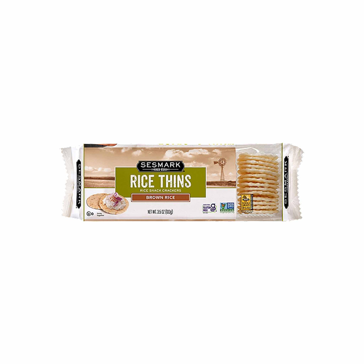 SESMARK BROWN RICE THINS 3.5oz – monsieur marcel gourmet market