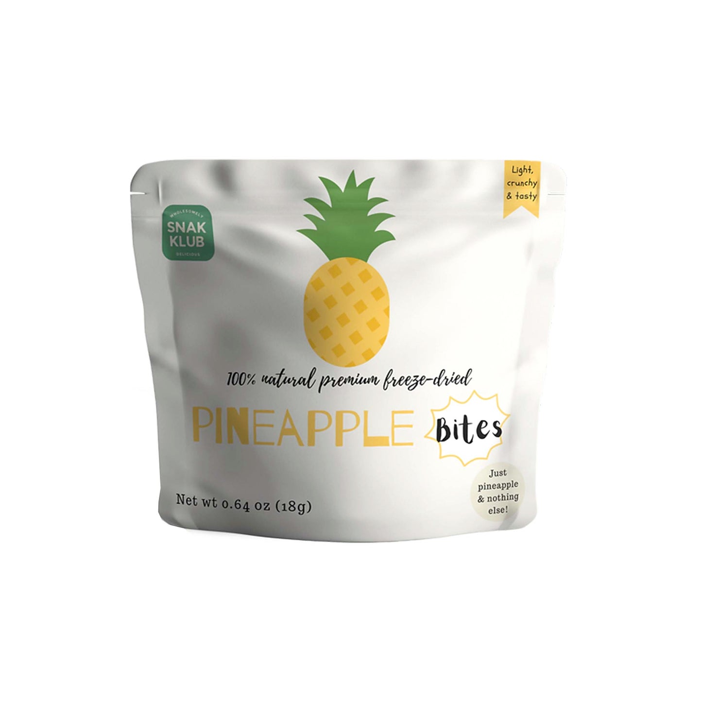 SNAK KLUB PINEAPPLE BITES 18G