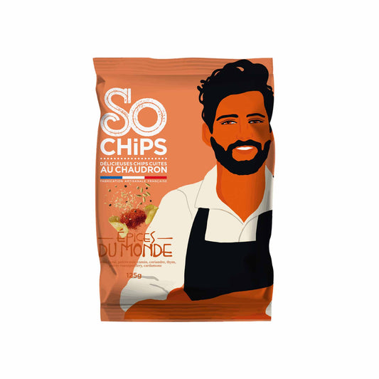 SO CHIPS WORLD SPICE 40g