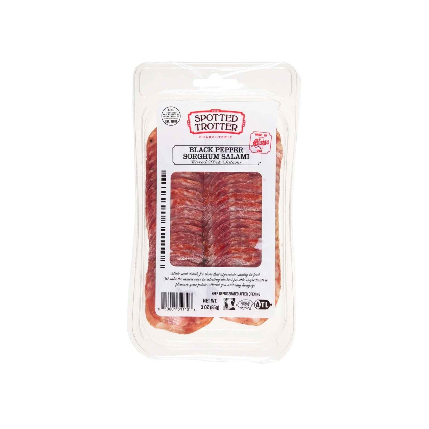 SPOTTED TROTTER BLACK PEPPER SORGHUM 3oz
