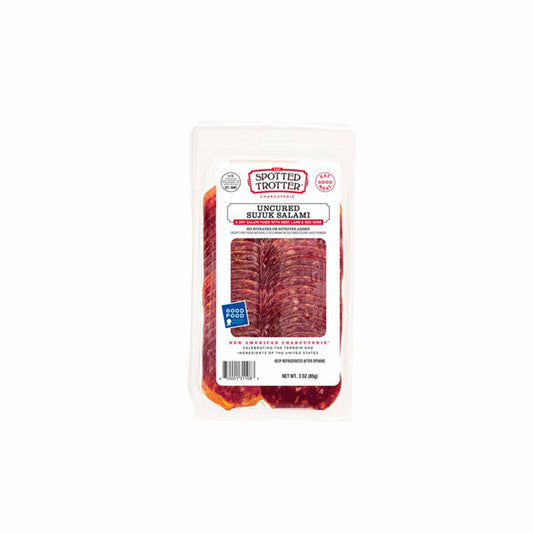SPOTTED TROTTER UNCURED SUJUK SALAMI 2oz