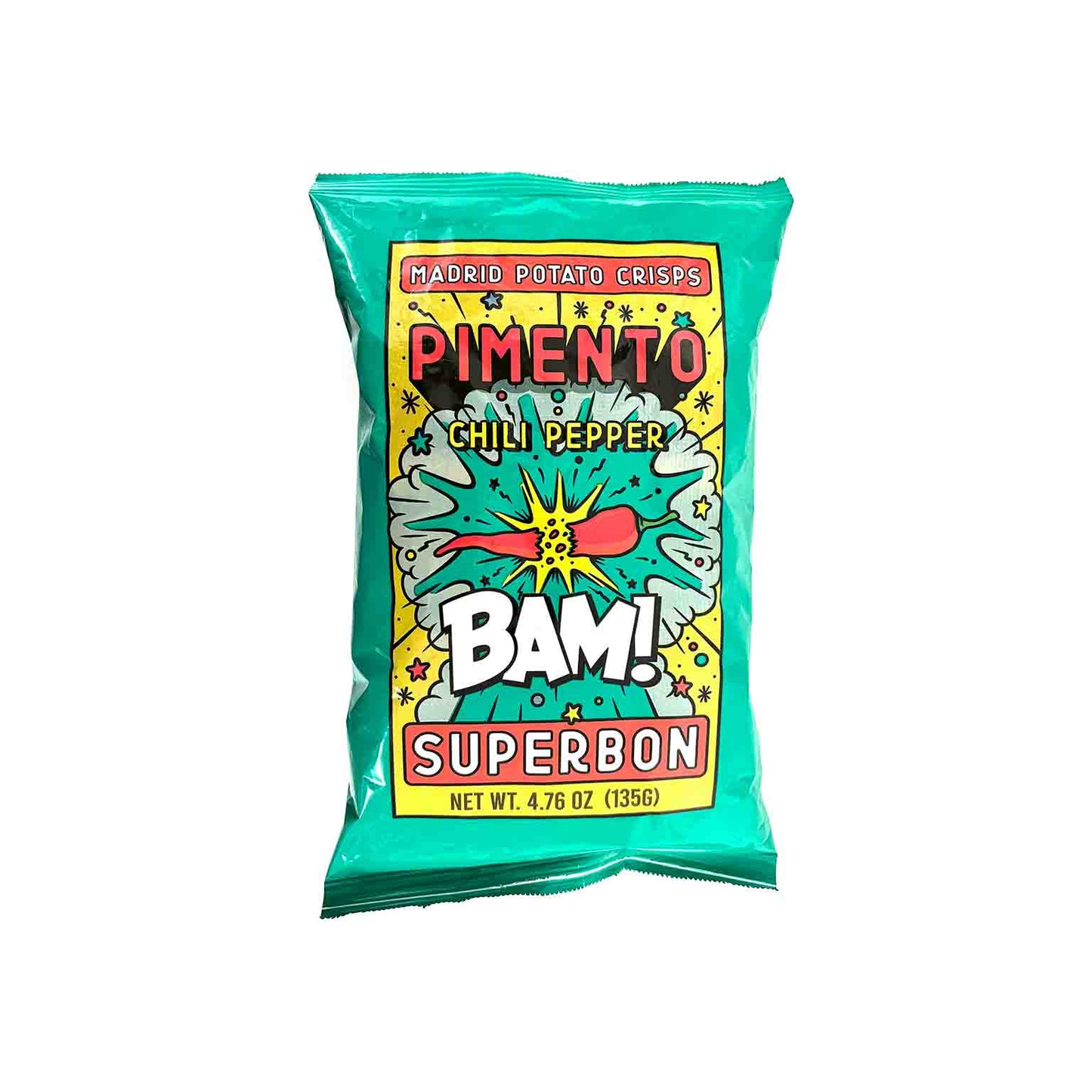 SUPERBON POTATO CHIPS PIMENTO 135g