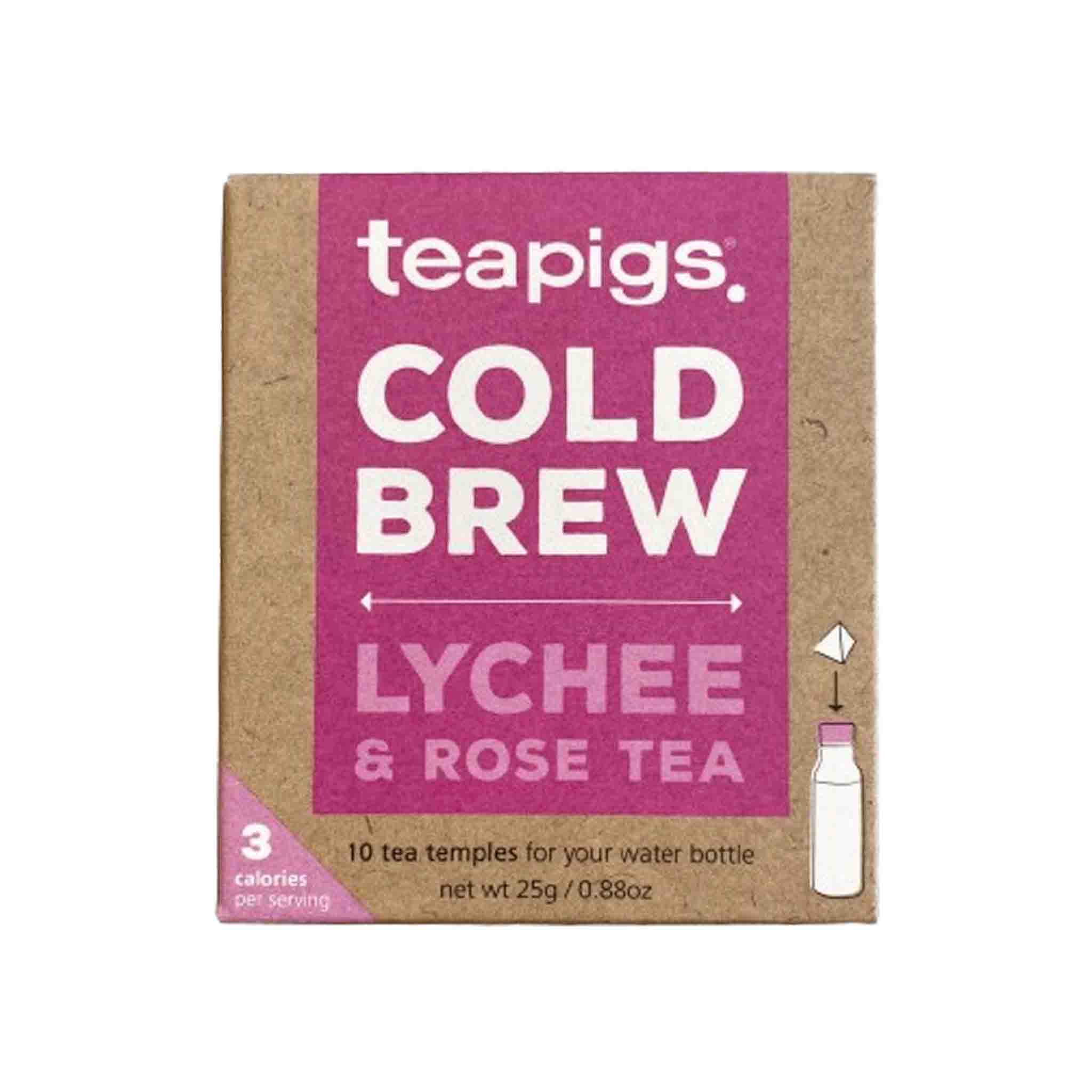 TEAPIGS COLDBREW LYCHEE ROSE TEA 25g