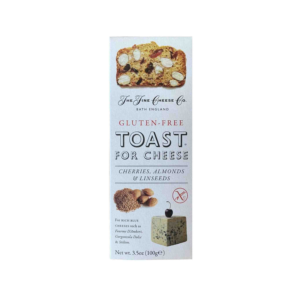 THE FINE CHEESE COMPANY GLUTEN FREE CHERRIES, ALMONDS & LINSEEDS TOAST ...