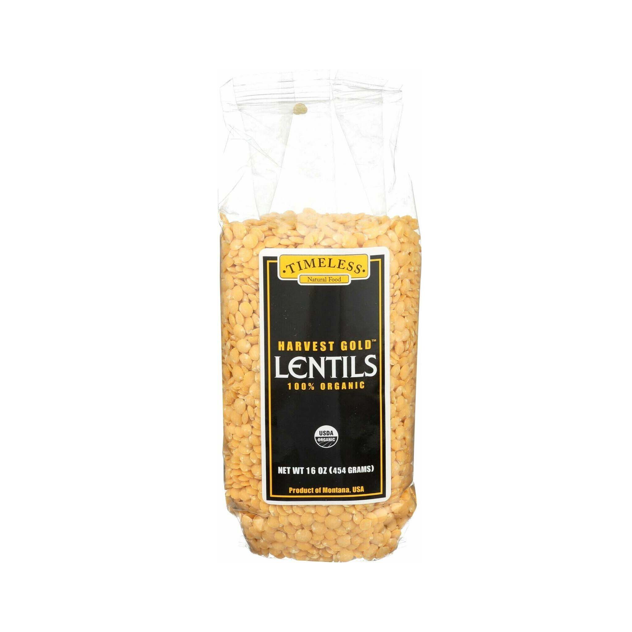 Timeless Lentils Organic Gold