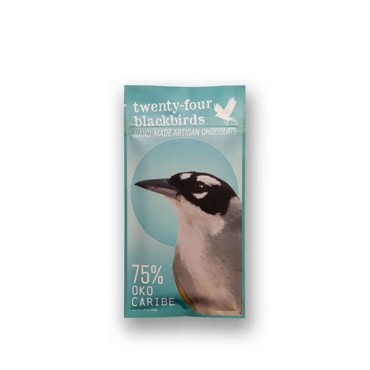 TWENTY-FOUR BLACKBIRDS 75% OKO CARIBE CHOCOLATE 40g