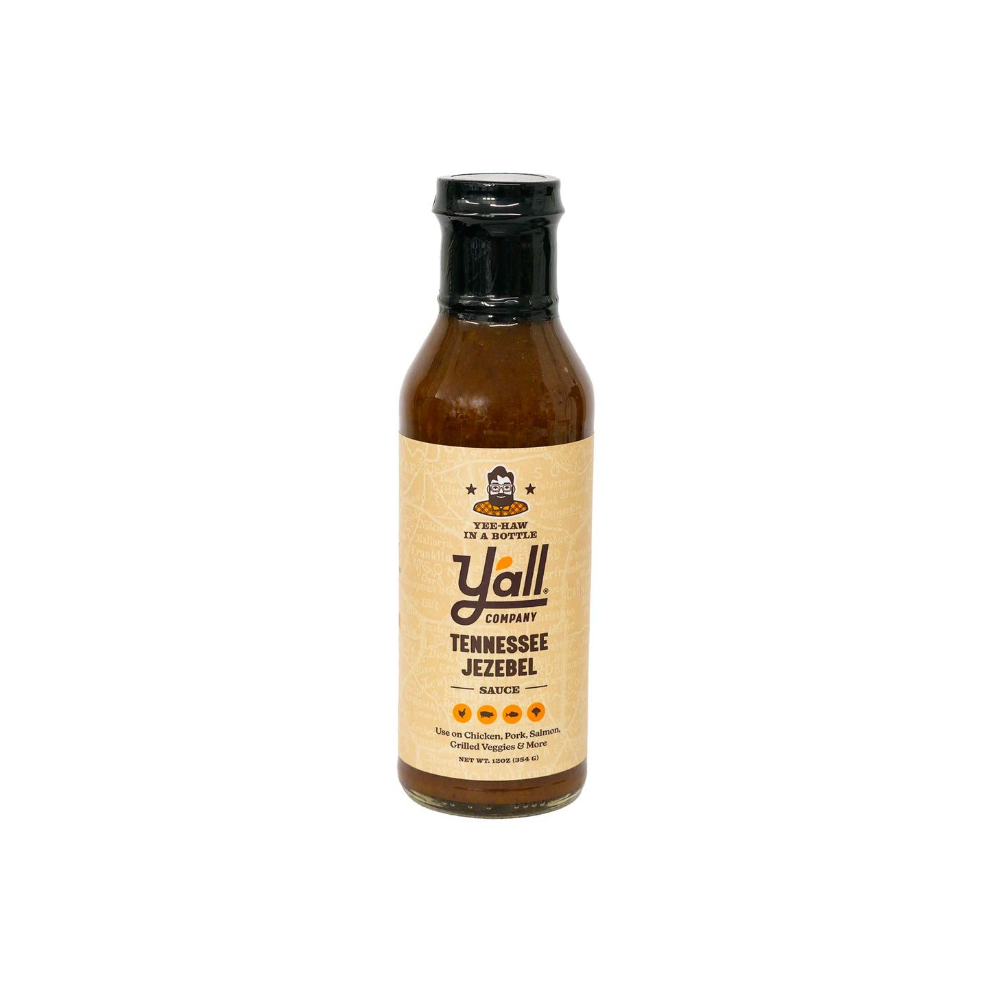 Y'ALL TENNESSEE JEZEBEL SAUCE 12oz