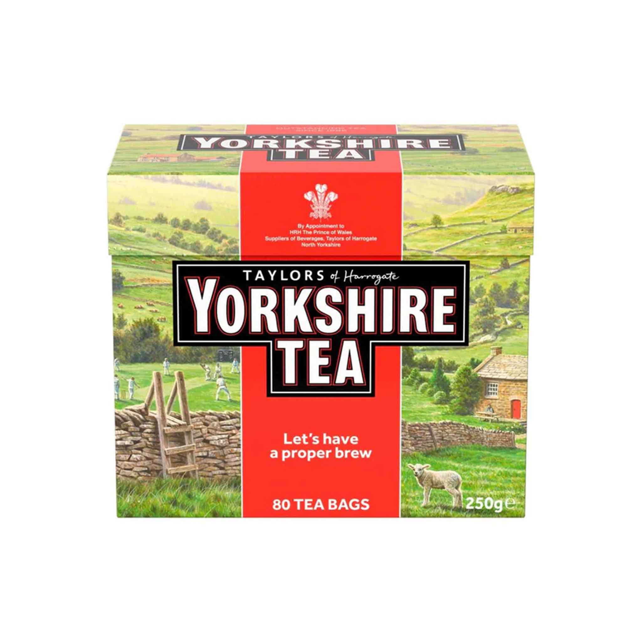 YORKSHIRE TEA BAGS 80 COUNT 250g